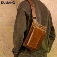 ราคา กระเป๋าคาดเอว, ข้ามพรมแดน, หนังแท้, สไตล์เรโทร, กระเป๋าสะพายข้าง, กระเป๋าผู้ชาย, การเดินทางแบบสบาย ๆ, กระเป๋าคาดหน้าอก, ขายร้อนใน Amazon, กระเป๋าสะพายไหล่, มาใหม่ (1732476435275614048)