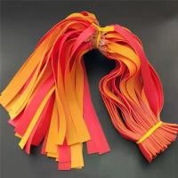 ราคา ยางรัดผม สีแดง แบน 100 ชิ้น สำหรับหนังสติ๊ก หนังสติ๊ก ยิงธนู ล่าสัตว์ (1732391099816379436)