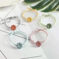 ราคา ที่คาดผมดอกไม้ สไตล์เกาหลี ดอกไม้เล็ก เชือกผูกผม เกลียว ดีไซน์โบว์ ที่คาดผม ความยืดหยุ่นสูง ยางรัดผม (1731818552694704315)
