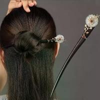 ราคา เครื่องประดับผมจีน สไตล์โบราณ ซาลาเปา กิ๊บติดผม เรียบง่าย กิ๊บติดผม Hanfu ทำจากไม้มะเกลือ เครื่องประดับผมสไตล์จีนสุดวิจิตร (1732000906627810590)