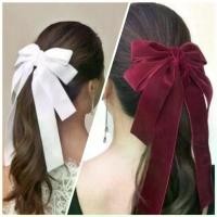 ราคา โบว์ติดผม เน็ตติดผม กิ๊บติดผม กิ๊บโบว์ โบว์ผูกผม โบว์กำม สินค้าดี (1731979087161100078)