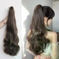 ราคา วิกผมหยิกยาว สไตล์เกาหลี แฟชั่นอินสปอต กิ๊บติดผม สำหรับผู้หญิง ต่อผมหางม้า ยาว 55 ซม. วิกผมแฟชั่น (1732602965814052253)