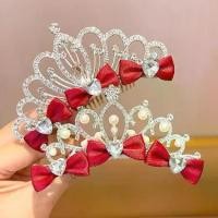 ราคา ผ้าโพกศีรษะมงกุฎสำหรับเด็ก, หวีผมวันเกิดเจ้าหญิง, กิ๊บติดผม, เครื่องประดับผมโบว์สาวน้อย, หวีผมมงกุฎสาวดอกไม้ (1731642339990669398)