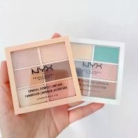 ราคา COD แท้%NYX 6 สี คอนซีลเลอร์ 6 สี ครีม ไฮกลอส ทริมเมอร์ โทนนิ่ง ปกปิดจุดด่างดำ ติดทนนาน ราคาถูก (1732265019386398421)