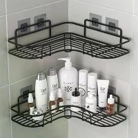 ราคา ชั้นวางเข้ามุมแบบไม่มีรูพรุน, ชั้นวางของในห้องน้ำ, ที่เก็บของติดผนัง, สำหรับห้องน้ำ, แชมพูในห้องน้ำ, โลชั่น, ชั้นวางเครื่องสำอาง, อุปกรณ์ห้องน้ำ, 1 ชิ้น (1732562494559520012)