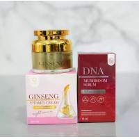 ราคา เซรั่ม Dna เห็ด 1 กล่อง + โสมใหญ่ สูตรพลัส 1 กระปุก สกินแคร์ (1730953083174160964)