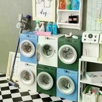 ราคา บ้านตุ๊กตาจิ๋ว, 1/12, กลองจำลองและเครื่องซักผ้า, เฟอร์นิเจอร์จำลอง, เครื่องใช้ในบ้าน 1/12, เครื่องซักผ้า, เครื่องซักผ้า, บ้านตุ๊กตาจิ๋ว, เครื่องซักผ้า, ของตกแต่งบ้าน (1732178750178559124)