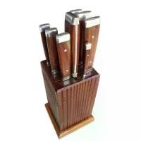 ราคา [พร้อมส่ง] มีดทำครัว มีดอรัญญิก มีด เครื่องครัว มีดชุดทำครัวสเตนเลส อรัญญิกแท้ 8 ชิ้น พร้อมแท่นเสียบ ทำจากไม้ (1732538607921562983)