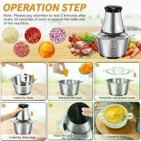 ราคา เครื่องบดเนื้อไฟฟ้า, สแตนเลส, เครื่องเตรียมอาหาร, เครื่องบดสับ, เครื่องครัว, เครื่องบดผักและผลไม้, เครื่องบดในครัวเรือน (1732282669993461338)