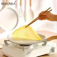 ราคา กระทะหินทางการแพทย์ KEMORELA 1 ชิ้น ใช้สำหรับทอมิเกล ขนมพัฟ ขนมปังฝรั่งเศส แพนเค้ก เหมาะสำหรับเตาแม่เหล็กไฟฟ้า เครื่องครัว เครื่องครัว อุปกรณ์ครัว แกดเจ็ต อุปกรณ์ครัว ของใช้ในครั (1732412277983971252)