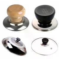 ราคา ลูกบิดฝาหม้อไม้, ที่จับฝาหม้อ, สวมใส่ได้แบบสากล, ทนความร้อน, สำหรับหม้อ กระทะ กระทะ กระจก เครื่องครัว, 2 ชิ้น, [COD] (1732639563687888533)