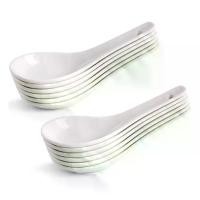 ราคา ช้อนซุป สีขาว ชุด 12 ชิ้น ช้อนส้อม 5 นิ้ว เครื่องใช้บนโต๊ะอาหาร ชาม หู จับ ขัน ตักบาตร สวย ๆ ถ้วย ซุป เก็บ ความ ร้อน ขันข้าว เบอร์ 8 ขัน ใส่ บาตร สวย ๆ (1732612857202509143)