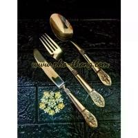 ราคา CODชุดช้อนส้อมทองเหลือง อุปกรณ์ใช้จาน จาน ช้อน ช้อนส้อม มีด ตะเกียบ ตะเกียบสั้น ช้อนเสิร์ฟ ช้อนทองเหลือง ช้อนซุป ช้อนใช้ร่วม ช้อนแบ่งTikTok (1732587227747812978)