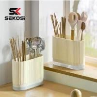 ราคา SK กล่องเก็บตะเกียบ ช้อนส้อม ติดผนัง ที่เก็บตะเกียบ ช้อนส้อม กล่องเก็บของใช้ครัว100% (1730370061638076525)