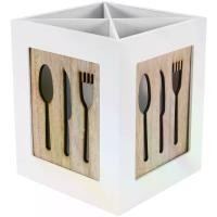 ราคา ที่ใส่ช้อนส้อมไม้ ที่เก็บช้อนส้อมในครัว ช้อนส้อม ช้อนส้อม ช้อนส้อม ส้อม มีด ตะเกียบ ออแกไนเซอร์ (1729694675227544336)