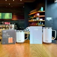 ราคา [COD] [tiktok]แก้วน้ำ แก้วกาแฟ TYESO แก้วมีหูจับ แก้วน้ำเก็บอุณหภูมิร้อน-เย็น ขนาด400 530 710ml. แก้วยกดื่มมีฝาปิดแบบสไลด์ (1732226994775557502)