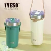 ราคา [COD] [tiktok]พร้อมส่งจากไทย TYESO แก้วเก็บอุณหภูมิ มีหูหิ้ว แก้วน้ำ (4สี) เยติ20oz/30oz (1732228980136707454)