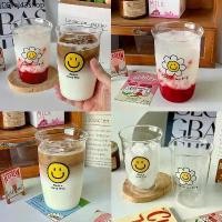 ราคา แนะนำ พร้อมส่ง แก้วน้ำ Smile and Daisy แก้วทรงสูง แก้วใส 71002 (1731714257554736963)