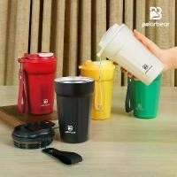 ราคา Polarbear แก้วกาแฟพกพา เก็บความเย็น แก้วกาแฟ แก้วเก็บอุณหภูมิ สแตนเลสแบบพกพา น้ำสแตนเลส 480ML 500ML (1732543322486441035)