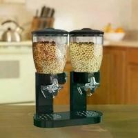 ราคา เครื่องจ่ายซีเรียลแบบถังคู่ ขนาดใหญ่พิเศษ กันความชื้น ปราศจากแมลง ที่เก็บของสำหรับธัญพืช ลูกอม ถั่วกาแฟ สีดำเรียบหรู พร้อมฝาปิดโปร่งใส ที่เก็บความสด สำหรับเคาน์เตอร์ครัว (1731833944688265210)