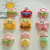ราคา อุปกรณ์ผม, คุกกี้ SpongeBob, กาวเรซิน DIY, เครื่องประดับผมใหม่สร้างสรรค์, กิ๊บติดผม, แม่เหล็กติดตู้เย็นสารเคมี, ชิ้นส่วนอะไหล่เรซิน (1732012862785358552)