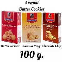 ราคา GUEENiuergergferfgeroshangmao แนะนำวันนี้ คุกกี้ อาร์เซนอล 100กรัม ช็อกโกแลตชิพ บัตเตอร์ วานิลาริง ของขวัญ ขนมทานเล่น หอม เนย อร่อย (1732650354980324983)