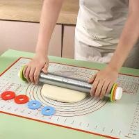ราคา ไม้คลึงแป้ง Rolling Pin ใช้สำหรับนวดแป้ง คลึงแป้ง จับง่ายถนัดมือ เบาแรง ช่วยรีดแป้งให้เนียน ไม้คลึงแป้ง Rolling Pin คุกกี้ โดว์ rolling pin (1732254891293246844)