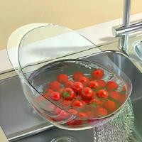 ราคา ตะแกรงข้าว กระชอน 1 ชิ้น เครื่องมือครัว สำหรับล้างข้าวและกรอง ตะกร้ากรอง เหมาะสำหรับอาหาร ถั่ว และผลไม้ ที่คว่ำจาน (1732336783155431186)