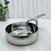 ราคา หม้อซุปสแตนเลส 304 หนา ใช้ในบ้าน กระทะ และหม้อสแตนเลสทุบ รุ่นใหม่ เส้นผ่านศูนย์กลาง 20 ซม. สูง 7 ซม. เหมาะสำหรับทำซุป นม และสเต็ก พร้อมชุดหม้อซุปและกระทะ กล่อง ใส่ วุ้น กระทงใบตอง สด (1732304162584757