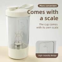 ราคา ถ้วยเครื่องปั่นไฟฟ้าที่ชาร์จใหม่ได้, ขวดเชคโปรตีนผง, ถ้วยผสมแบบพกพาขนาด 13.5oz, เหมาะสำหรับกาแฟ, นม, สมูทตี้และโปรตีนเชค, ทำจาก ABS เกรดอาหาร, สีเขียว, เครื่องปั่นอัตโนมัติเพื่อส (1732288097663419473)