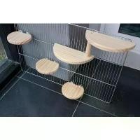 ราคา แนะนำ LP160 ชั้นสำหรับน้องชินชิลล่าแบบติดกรง ชั้นปีนสัตว์เลี้ยง ที่นอนสัตว์เลี้ยง บันไดสัตว์เลี้ยง ไม้สนคัดเกรดA (1731979001390597806)