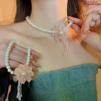 ราคา สร้อยคอมุก, ดอกไม้ตาข่ายมุก, สร้อยคอพู่หรูหรา, คริสตัล, กระดูกไหปลาร้า, หวาน, ราคาไม่แพง, สไตล์ชาแนล, ปลอกคอ (1732375913586656307)