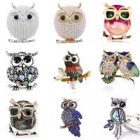 ราคา หมุดเคลือบ ตาสีฟ้า เข็มกลัดนกฮูกคู่ Rhinestone เข็มกลัดสัตว์ สำหรับเสื้อผ้าผู้หญิงและผู้ชาย เข็มกลัดผ้าพันคอ หัวเข็มขัด ปลอกคอ หมุดเครื่องประดับ (1732207294710252903)