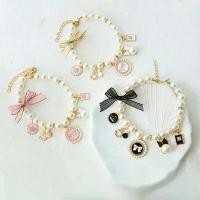 ราคา สร้อยคอมุกสำหรับแมว สไตล์ชาแนล จี้แมว สร้อยคอสุนัข ปลอกคอกุทัณฑ์แมว อุปกรณ์สำหรับสัตว์เลี้ยง ปลอกคอ กระรอก (1732323134359767964)