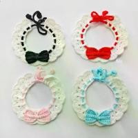 ราคา ปลอกคอแมว ดีไซน์โบว์สีทึบ ถักมือ แหวนคอตกเอตำหรับลูกแมว ใส่สบาย เหมาะสำหรับสุนัขและแมว เครื่องประดับคอ ปลอกคอ (1732561900377835061)