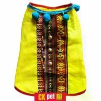 ราคา [COD] เสื้อผ้าสัตว์เลี้ยง เสื้อหมา เสื้อสุนัข เสื้อแมว ชุดหมา ชุดสุนัข ชุดแมว แบบพื้นเมือง ชุดชาวเขา ชุดเด็กดอย (สีเหลือง ชาย) (1732386135987750407)