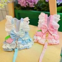 ราคา เสื้อผ้าสัตว์เลี้ยง, ชุดสายจูงยีนส์บาง, สไตล์เจ้าหญิง, เหมาะสำหรับแมวและสุนัขขนาดเล็ก, เช่นเท็ดดี้และบิชอน, ชุดฤดูใบไม้ผลิและฤดูร้อน ป้ายชื่อ น้องหมา น่ารัก ๆ ปลอก คอ แมว snood สุนัข (1731563823440955