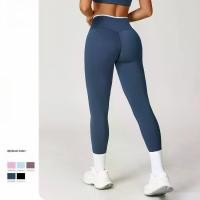 ราคา กางเกงโยคะ YIxi ความรู้สึกเปลือย ทรงรัดรูป เอวสูง ดีไซน์ไขว้ บล็อคสี สำหรับผู้หญิง เหมาะสำหรับเล่นกีฬา วิ่ง และฟิตเนส กางเกง warrix ชุด โยคะ ทูโทน กางเกง warrix เสื้อ ตก ปล (1732266962615437156)