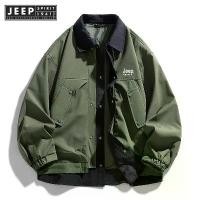 ราคา เสื้อแจ็คเก็ตผู้ชาย JEEP SPIRIT ชุดทำงานหลายกระเป๋า พลัสไซส์ เหมาะสำหรับปั่นจักรยาน วิ่ง กีฬากลางแจ้ง เสื้อมีฮู้ดลำลอง (1732552911954282079)