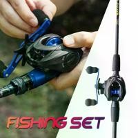 ราคา [จัดส่งทันที] เบ็ดตกปลาคบชุด รอก หยดน้ำ คัน รอกหยดน้ำ เบ็ดตกปลา รอกเบสพร้อมคัน รอกหยดน้ำพร้อมคัน รอกเบท 6.3:1 17+1BB รอก เบทพร้อมคัน (1732595730874467528)