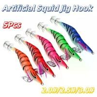 ราคา เหยื่อตกปลา เรืองแสงในที่มืด ปลาหมึกเรืองแสง 5 ชิ้น ตา 3 มิติ สีสันสดใส เหยื่อตกปลาประดิษฐ์ ตะขอลวดคู่ เหมือนจริงสุดๆ เหยื่อเกี๊ยวไม้ อุปกรณ์ตกปลา (1732258846613997279)