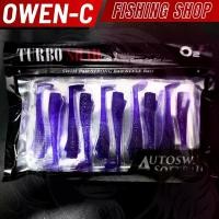ราคา ปลายาง TURBO SHAD 2.5 นิ้ว O2+ เหยื่อปลอม เหยื่อตกปลา (1729444204103240700)