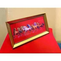 ราคา !!! ( ขนาด 22*40 cm ) รูปภาพม้า 8 เซียน สีแดง *งานภาพโฟโต้* ตั้งโต๊ะ แขวน โปสเตอร์ (1731928669772286568)