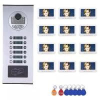 ราคา ระบบอินเตอร์คอมวิดีโออพาร์ทเมนท์, 12 หน่วย, หน้าจอมอนิเตอร์ 7 นิ้ว, วิดีโอแบบมีสาย, ชุดโทรศัพท์ประตูกริ่งประตูหลายครอบครัว, กล้อง IR ในร่มและกลางแจ้ง, การตรวจสอบ, การปลดล็อค, อินเตอร์คอม 2 ทาง, กริ่งป