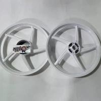 ราคา easilyShop130 คุณภาพรับประกันได้ ล้อแม็ก เวฟ125R สีขาว 1.40x17 ขอบล้อ17 **5ก้านเดิม** Motorcycle มอเตอร์ไซค์ รถ (1731125456677538726)