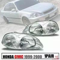 ราคา ใช้งานได้ เสื้อไฟหน้า โคมไฟหน้า รุ่น ฮอนด้า ซีวิค HONDA CIVIC EK โฉมตาโต ปี 1999 - 2000 ไม่รวมชุดหลอดไฟ และหลอดไฟ มอเตอร์ไซค์ Motorcycle รถ กรีน (1731665050131139253)