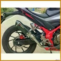 ราคา cellulshop ความคงทน ชุดท่อสลิปออน GPX-Demon GR 200R วัสดุแสตนเลส 304+ ปลายท่อ AK14 นิ้วเคฟล่า กระจก เวฟ 110 iled รถ มอเตอร์ไซค์ Motorcycle (1730522309495720934)