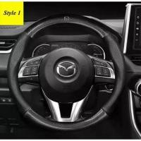ราคา หุ้มพวงมาลัยหนังคาร์บอนไฟเบอร์สำหรับรถยนต์ Mazda 6 3 323 2 Axela Atenza Speed CX7 CX5 CX9 CX30 RX8 RX7 MX3 MX5 อะไหล่รถยนต์ Car รถจักร (1731342809143282172)