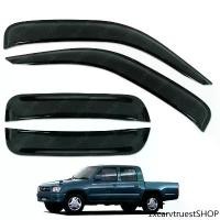ราคา zxcarvtruestSHOP ปัจจุบัน กันสาด ไทเกอร์ กันสาดฝน 4 ประตู สีดำเข้ม สำหรับ โตโยต้า Toyota Hilux Tiger ปี 1998-2005 รถยนต์ กันฝน ผ้าใบ กันแดด (1731667272660453808)