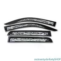 ราคา zxctruertyvbnfurtySHOP ความคงทน กันสาด สายสปอร์ต สกรีนสีขาว สีดำ หรับ โตโยต้า Toyota Hilux Revo Rocco SR5 4x2 4x4 รุ่น 4ประตู ปี 2015-2019 Car รถยนต์ กันฝน ผ้า (1731647930640468259)